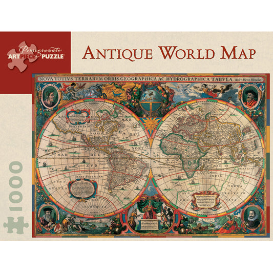 Antique World Map 1000 Piece Puzzle