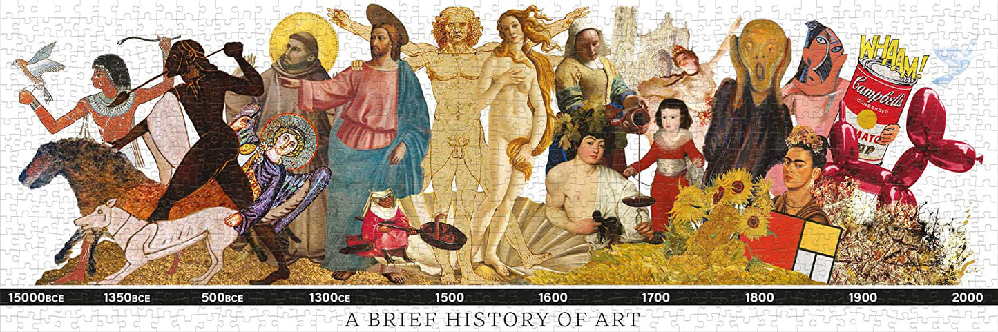 A Brief History Of Art 1000 Piece Jigsaw Puzzle