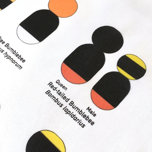 British Bumblebees Tea Towel