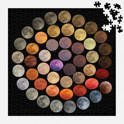 Colours of the Moon 500 Piece Jigsaw Puzzle