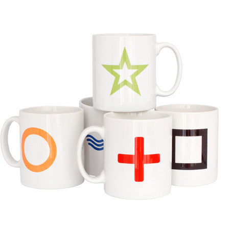 ESP Zener Mugs Set of 5