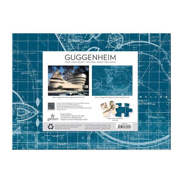 Guggenheim 500-piece Double-sided Jigsaw Puzzle