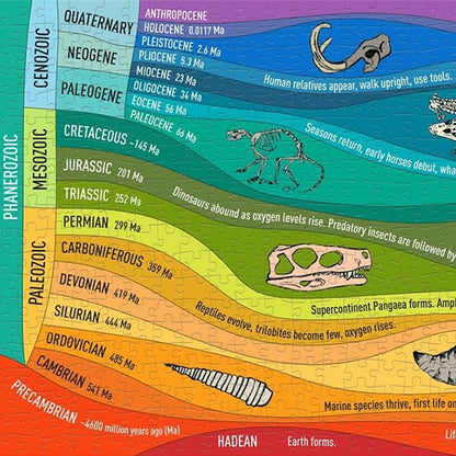 Geological Time 1000 Piece Jigsaw Puzzle