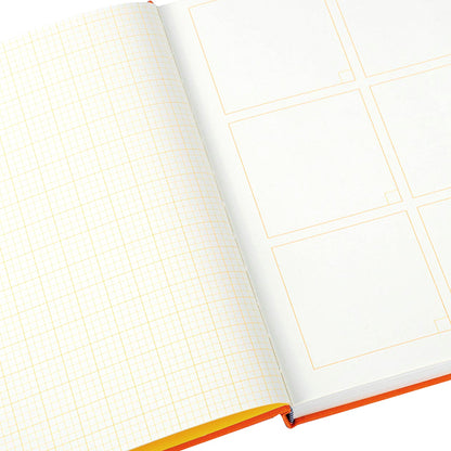 Grids & Guides (Orange): A Notebook for Visual Thinkers