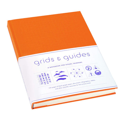 Grids & Guides (Orange): A Notebook for Visual Thinkers