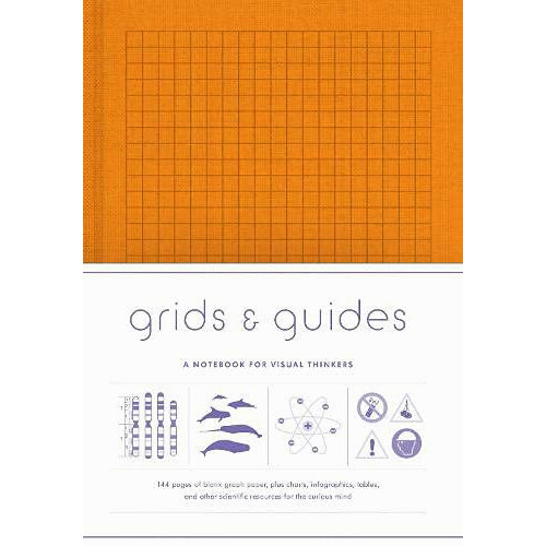 Grids & Guides (Orange): A Notebook for Visual Thinkers