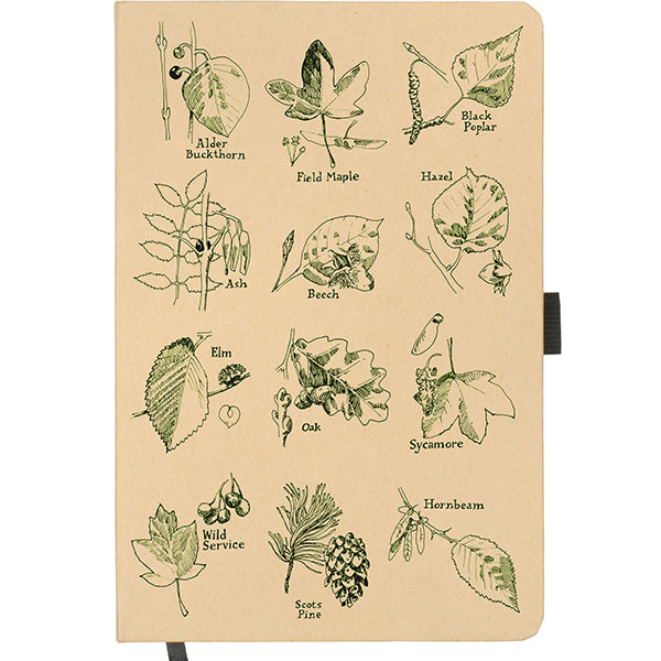 Leaf Identifier A5 Kraft Notebook