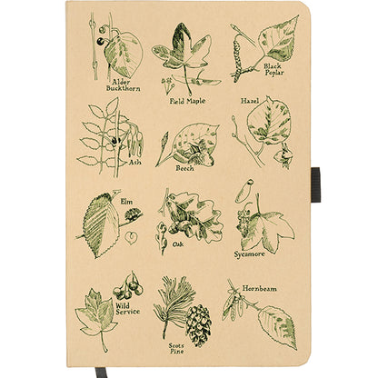 Leaf Identifier A5 Kraft Notebook