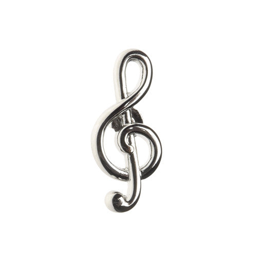 Treble Clef Lapel Pin