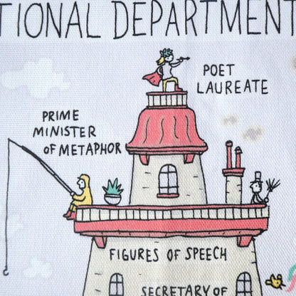 National Department of Poetry - Grant Snider Tea Towel