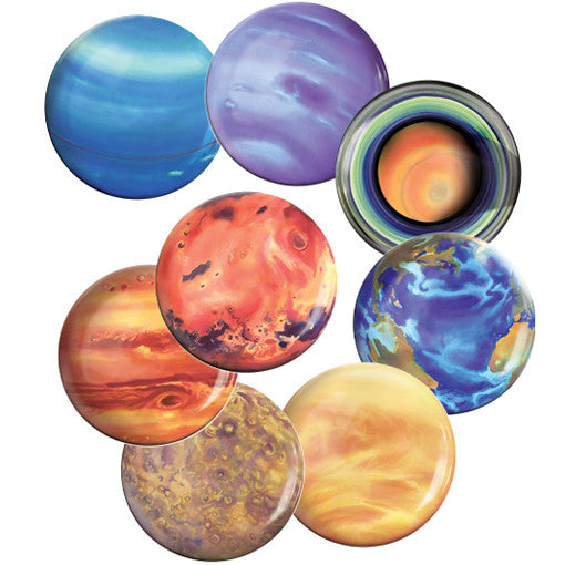 The Solar System - Melamine Planet Plate Set