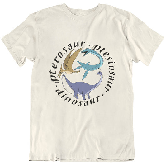 Dinosaur Pterosaur Plesiosaur Unisex T-Shirt