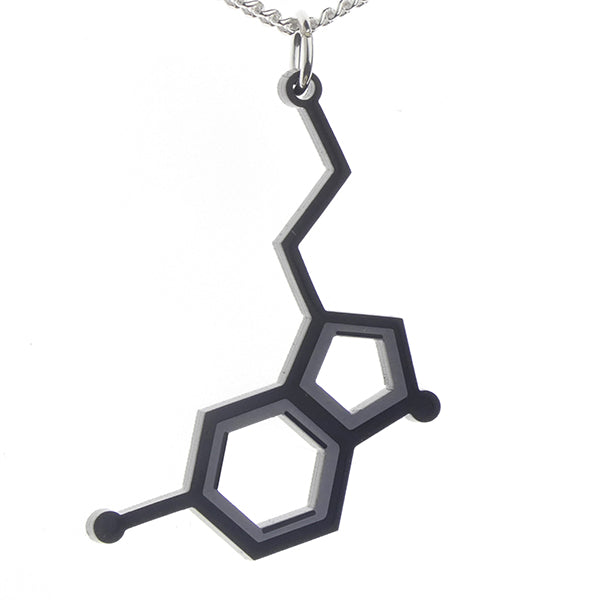 Serotonin Molecule Necklace