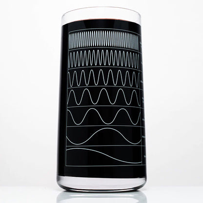 Electromagnetic Spectrum Drinking Glass