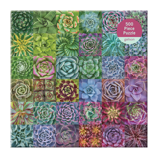 Succulent Spectrum 500-piece Jigsaw Puzzle