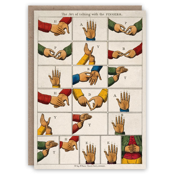 Talking Fingers Card