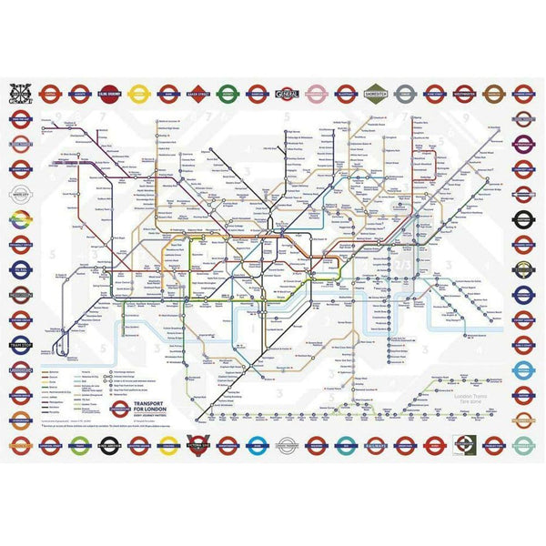 TfL London Underground Map 1000-Piece Puzzle